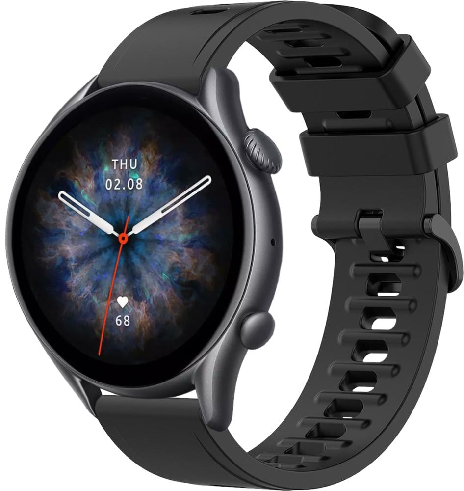 Ремешок Convex для Amazfit GTR 3 22 мм Black (25479-2B)