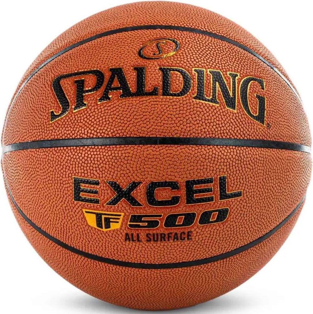Баскетбольный мяч Spalding EXCEL TF-500 р. 7 Оранжевый (76797Z)