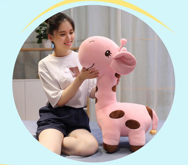 Мягкая игрушкаRESTEQ Жираф 55 см Розовый (VA-450) - фото 6 Мягкая игрушкаRESTEQ Жираф 55 см Розовый (VA-450) - фото 6