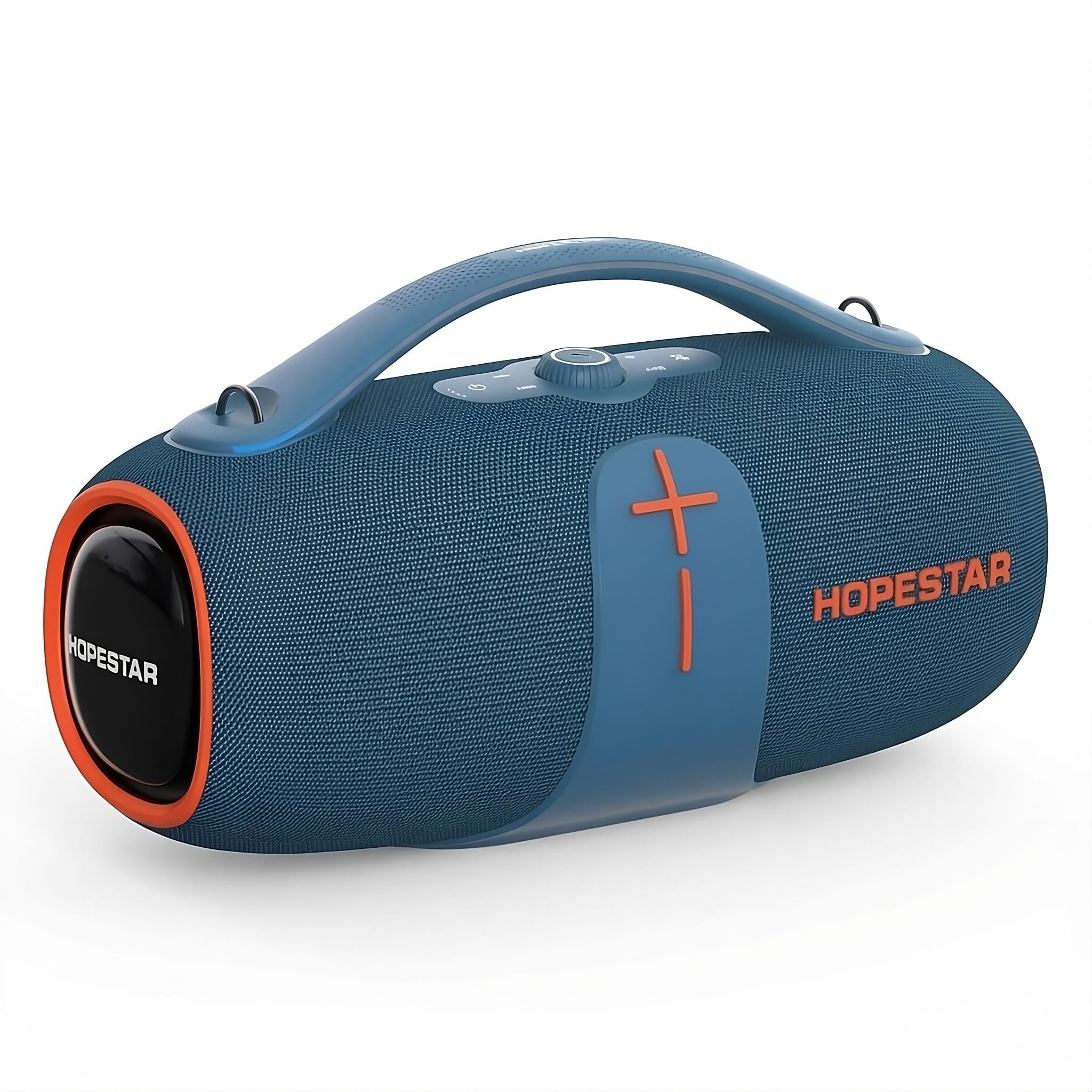 Портативная акустическая система HOPESTAR A85 с караоке/RGB-подсветкой/микрофоном IPX7 Синий (30853752)
