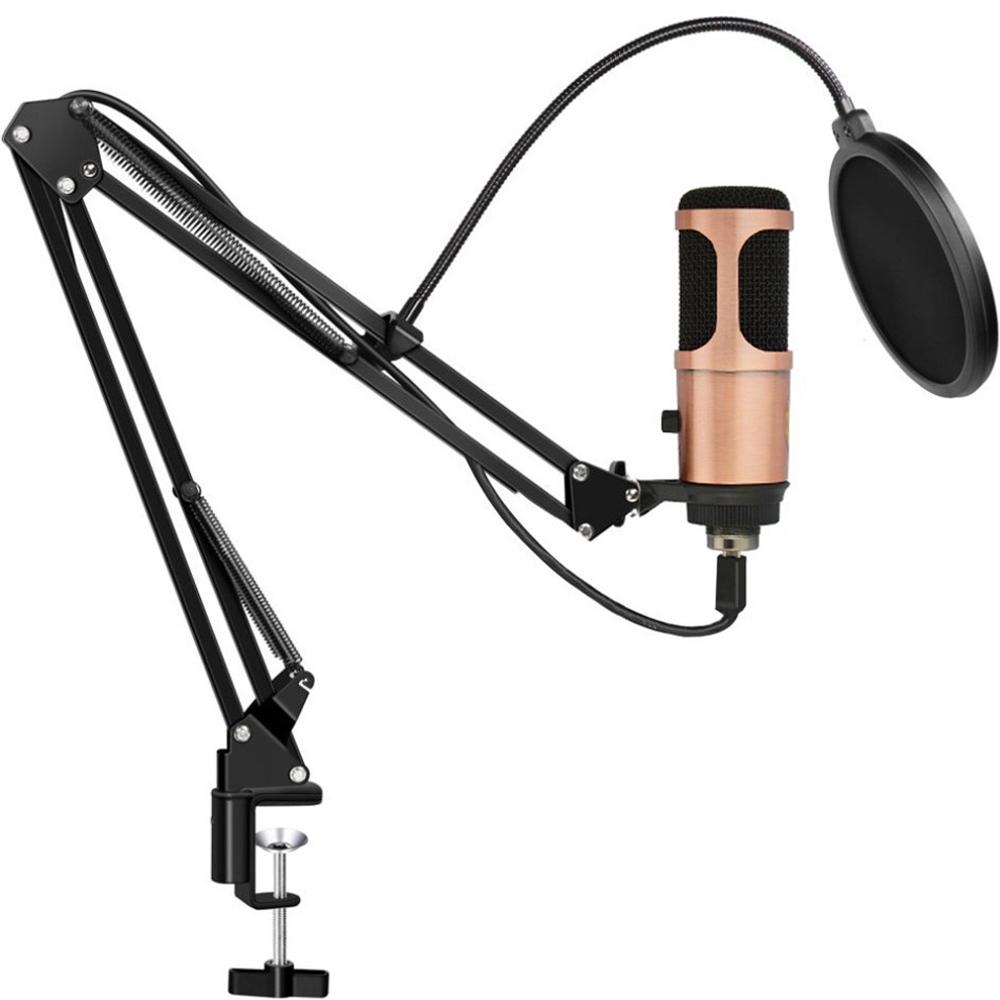 Студийный конденсаторный USB микрофон Soncm D.J. M-900U Bronze