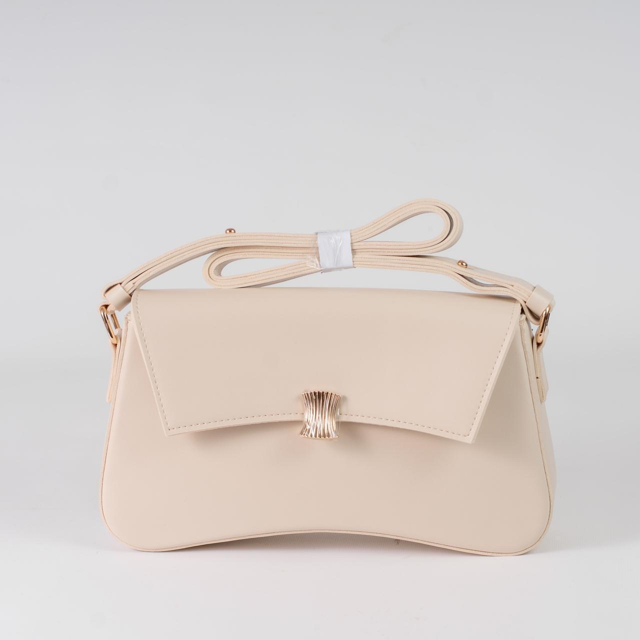 Сумка женская багет XENIA № 28-24 Светло-бежевый - фото 1