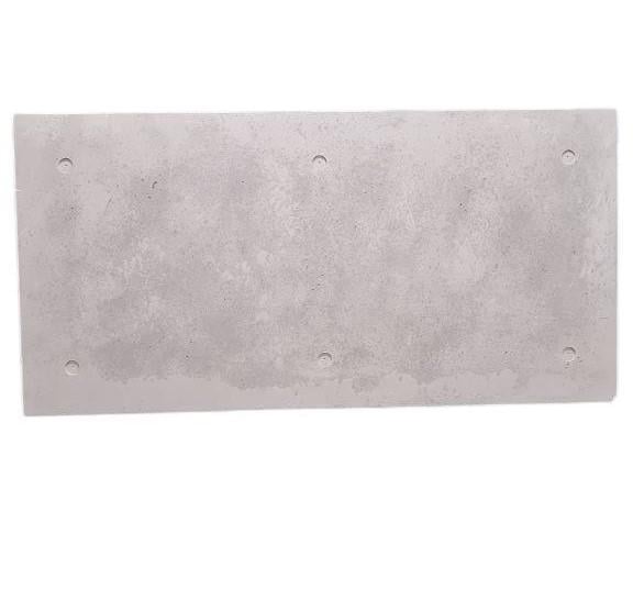 3D-панель гіпсова декоративна Преміум з отворами під бетон 1200x600x14 мм Сірий (30844397)