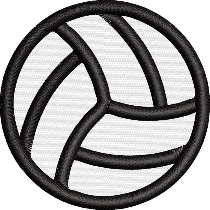 Нашивка патч Волейбольный Мяч №1 5x5 см (2401370516)