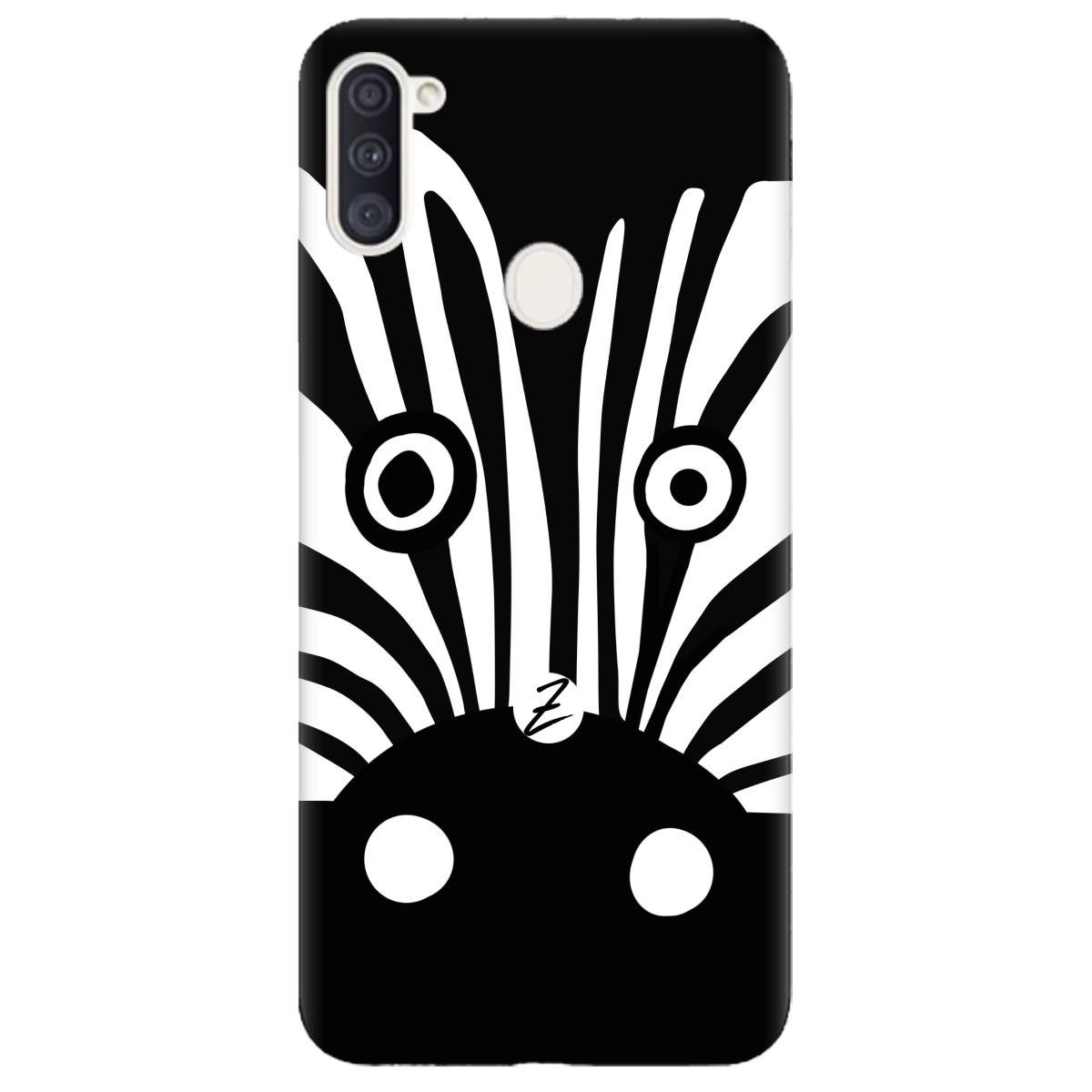 Силиконовый чехол Zorrov для Samsung Galaxy A11 - Zebra (14140040181100015)