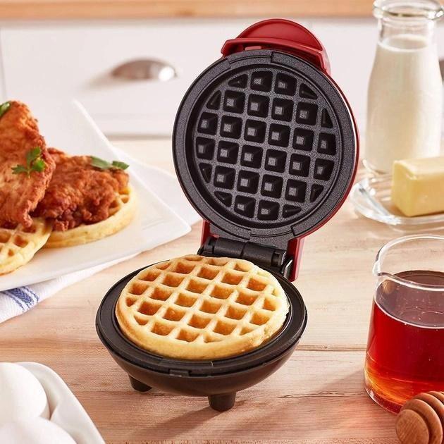 Вафельница мини Mini Waffle Maker для бельгийских - фото 5 Вафельница мини Mini Waffle Maker для бельгийских - фото 5