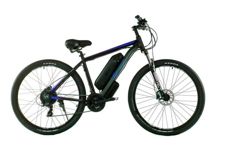 Електровелосипед E-Motion MTB GT з механічними гальмами 29"/19" 48V 18Ah 500W Чорно-синій (EMTB2919GT4815500BB21M)