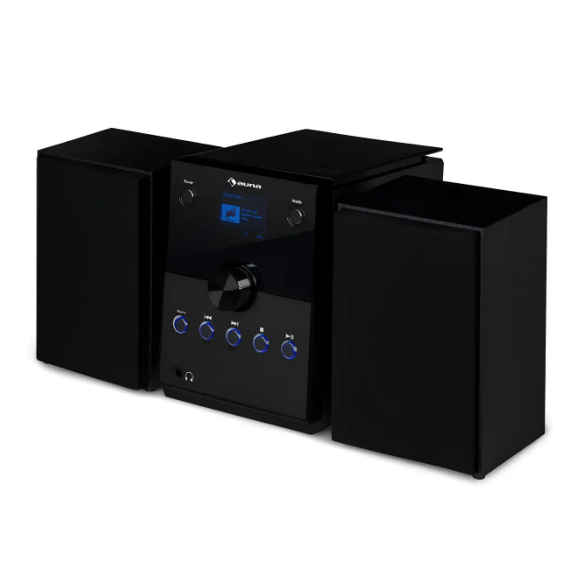 Аудиосистема музыкальный центр Auna MC-30 DAB MC-20 DAB с Bluetooth Черный (10033048)