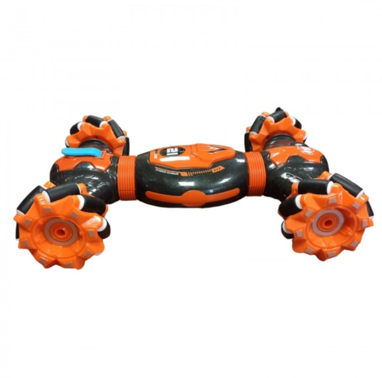 Машина на радиоуправлении вездеход Bambi роликовые колеса/свет/парогенератор Оранжевый (FN 030)