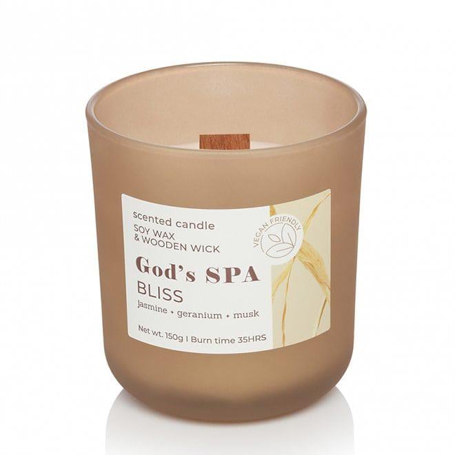 Ароматична свічка Flora God's SPA Bliss з дерев'яним ґнотом (28872) Ароматична свічка Flora God's SPA Bliss з дерев'яним ґнотом (28872)