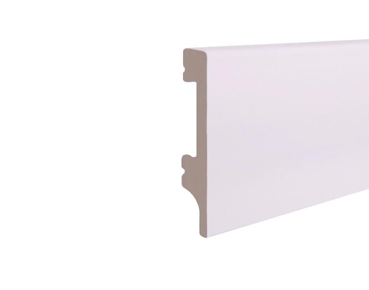 Плинтус дюрополимерный 15х80 мм Белый (8015Р-5004-3)