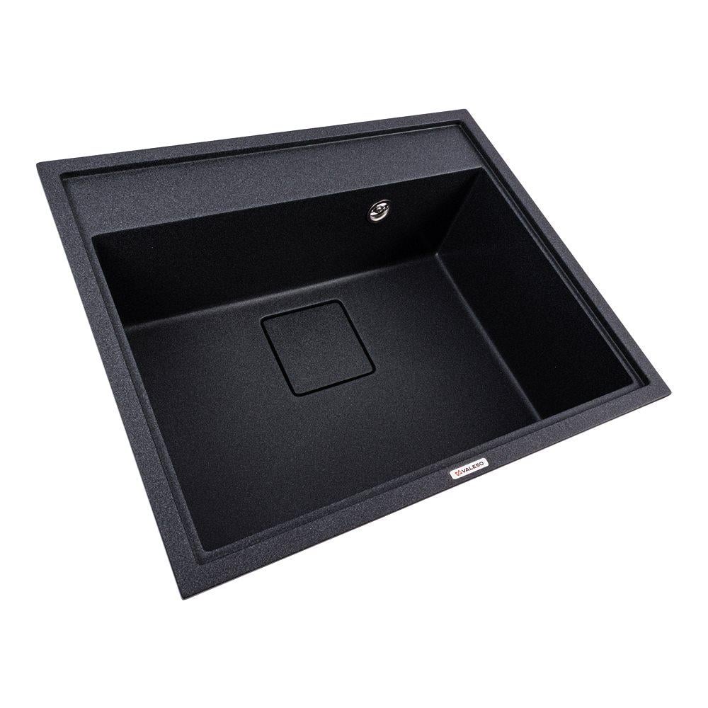 Мийка гранітна Valeso 6050 SHERLIT матова Карбон - фото 2 Мийка гранітна Valeso 6050 SHERLIT матова Карбон - фото 2