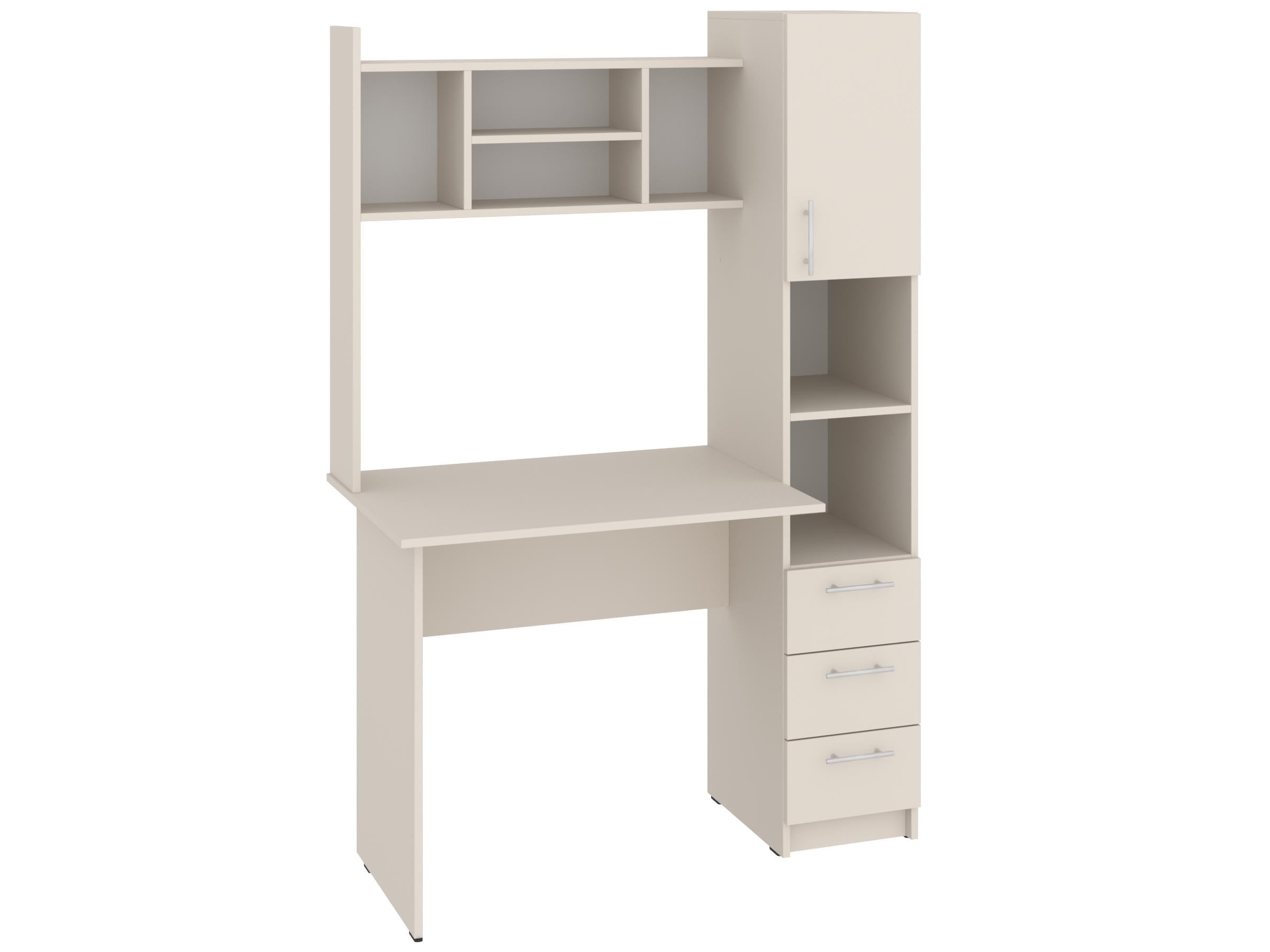 Письменный стол PEHOTIN Оксфорд 113х60х75/168 см Кашемир (PN-101529)
