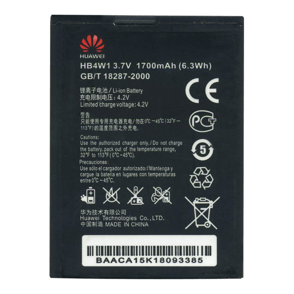 Батарея Huawei HB4W1 1700 mAh - фото 1