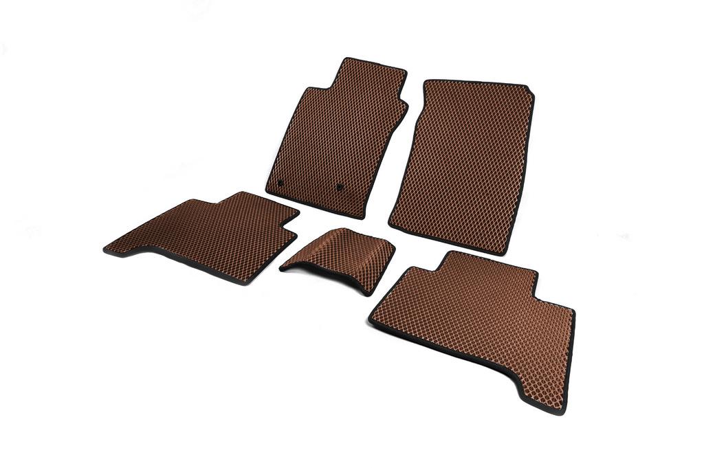 Коврики автомобильные Digital Designs для Toyota Land Cruiser Prado 120 2 ряда EVA Кирпичный (88533)