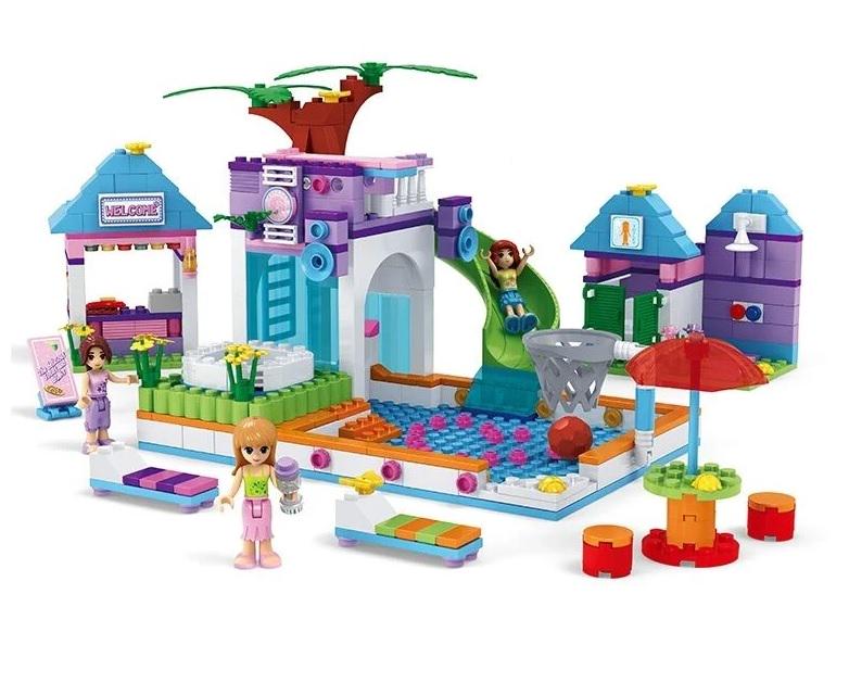 Конструктор Ausini Аквапарк 485 деталей Multicolor (124914)