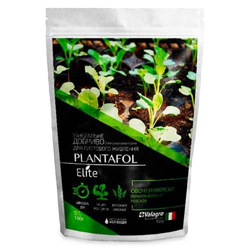 Добриво мінеральне комплексне Florium Plantafol Elite  для овочевих/початок вегетації 100 г (NPK 30.10.10)