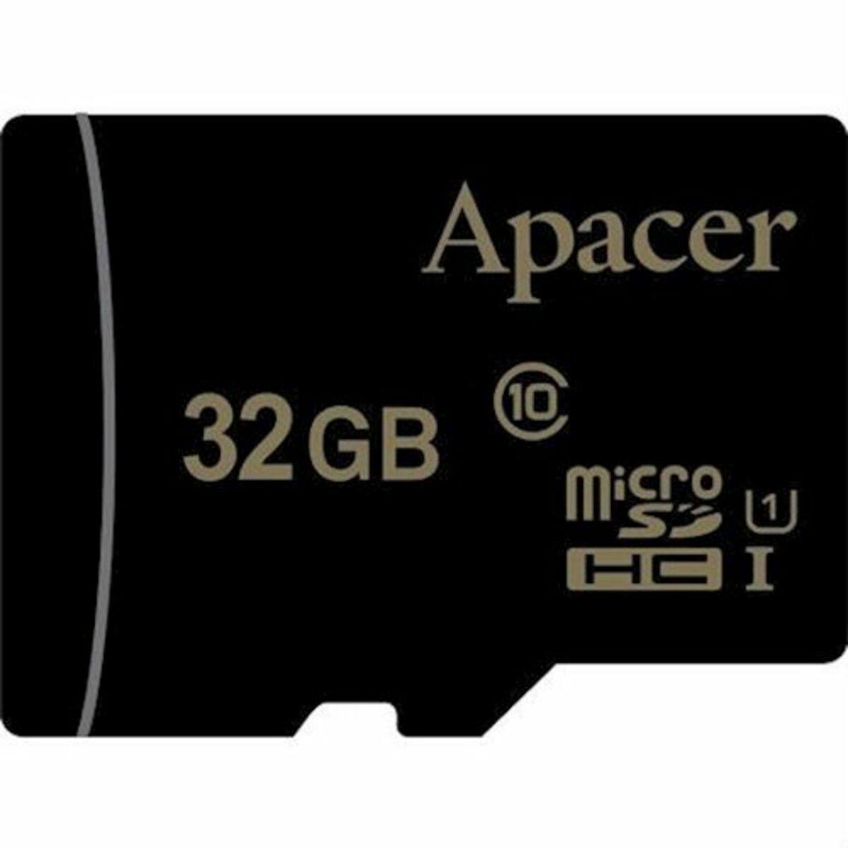 Карта памяти Apacer 32 Gb Class 10 UHS-I AdapterAP32GMCSH10U1-R (564104)