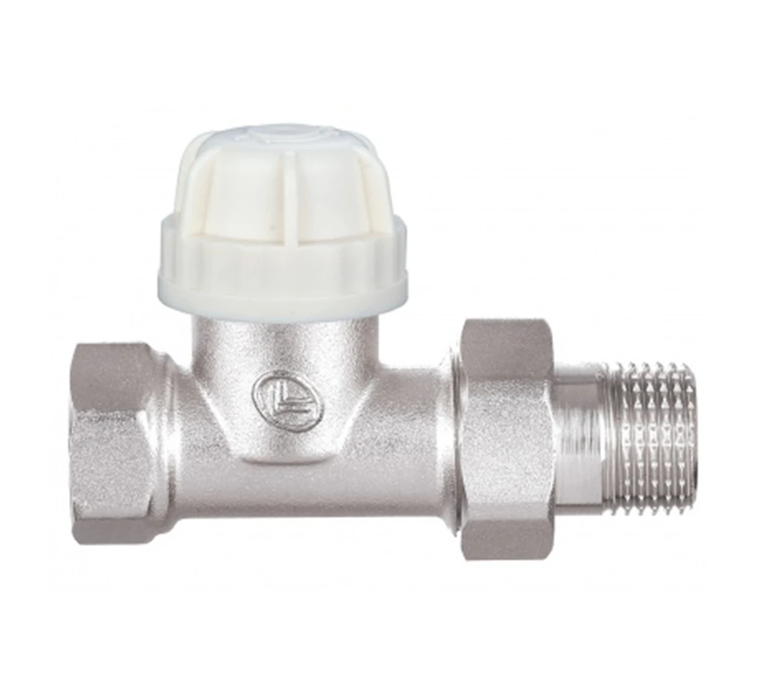 Кран для радиаторов отопления Double-lin термостатический прямой 1/2" ВН (78-123)