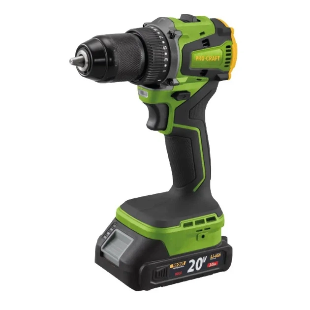 Шуруповерт ProCraft PS-20 акумуляторний 2 a/год з ЗП