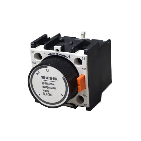 Блок задержки UEC SB-ATD-DR0 0,1-3 сек 1NO+1NC задержка отключения (LA2-SB-ATD-DR0)
