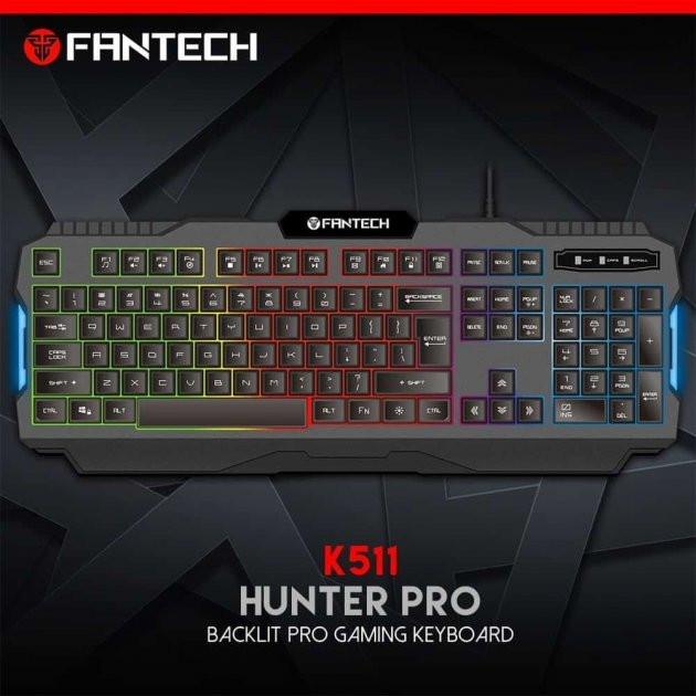 Клавіатура ігрова Fantech Hunter Pro K511 - фото 3