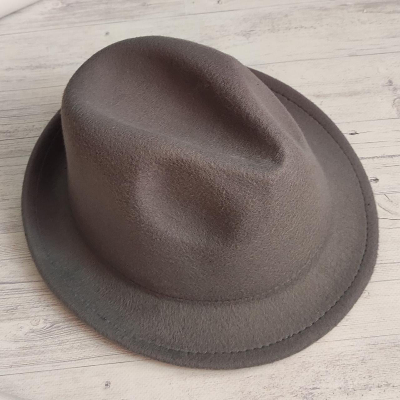 Капелюх фетровий Трілбі р. 56-58 Сірий