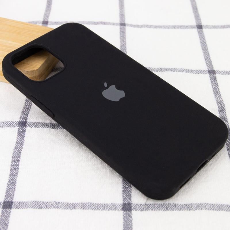 Силіконовий Чохол Накладка Silicone Case для iPhone 14 Plus Чорний - фото 2