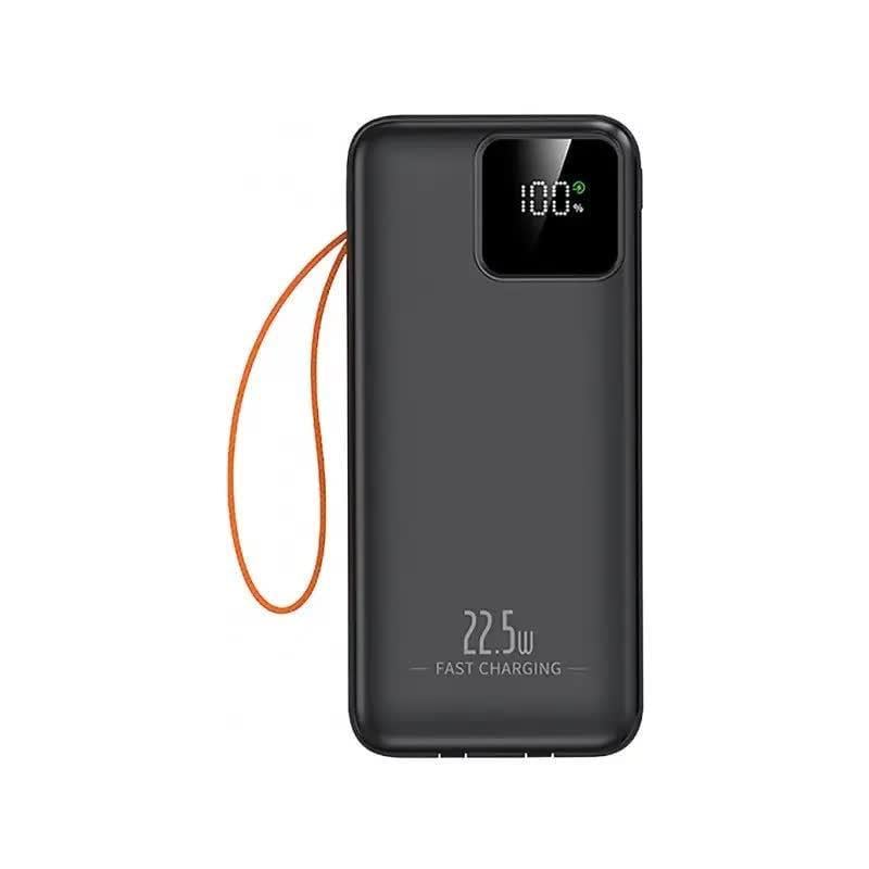 Повербанк SUNIX PB-60 30000 mAh 22,5W с LED-индикатором и встроенными кабелями (31589022)