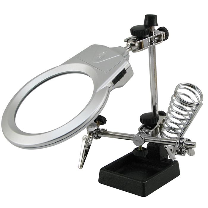 Настільна лупа Magnifier MG16129-A третя рука