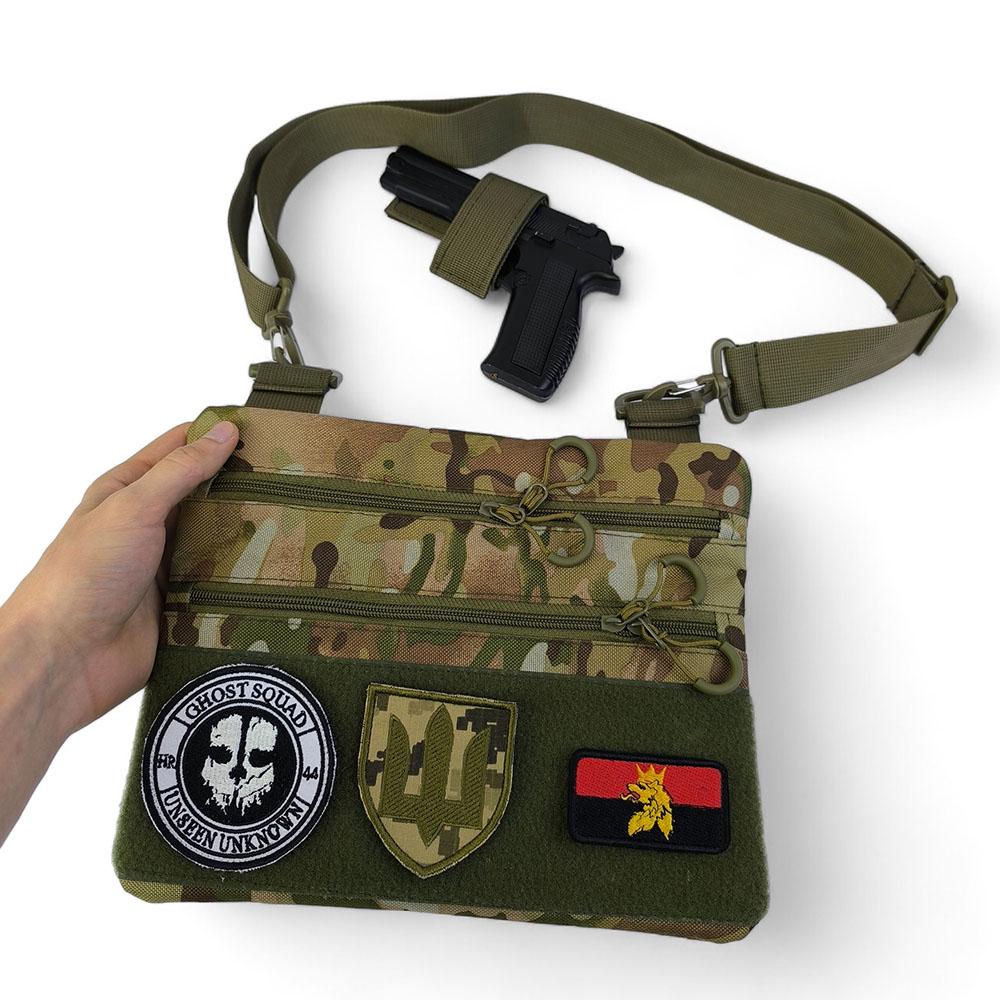 Сумка мужская нагрудная военная (521254) - фото 46 Сумка мужская нагрудная военная (521254) - фото 46