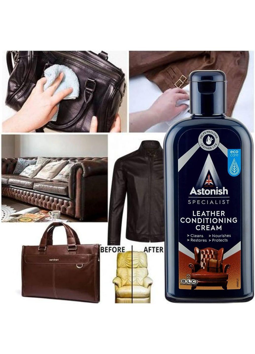 Крем-кондиціонер для чищення виробів зі шкіри Astonish Leather Conditioning Cream 250 мл (Е-01583) - фото 2