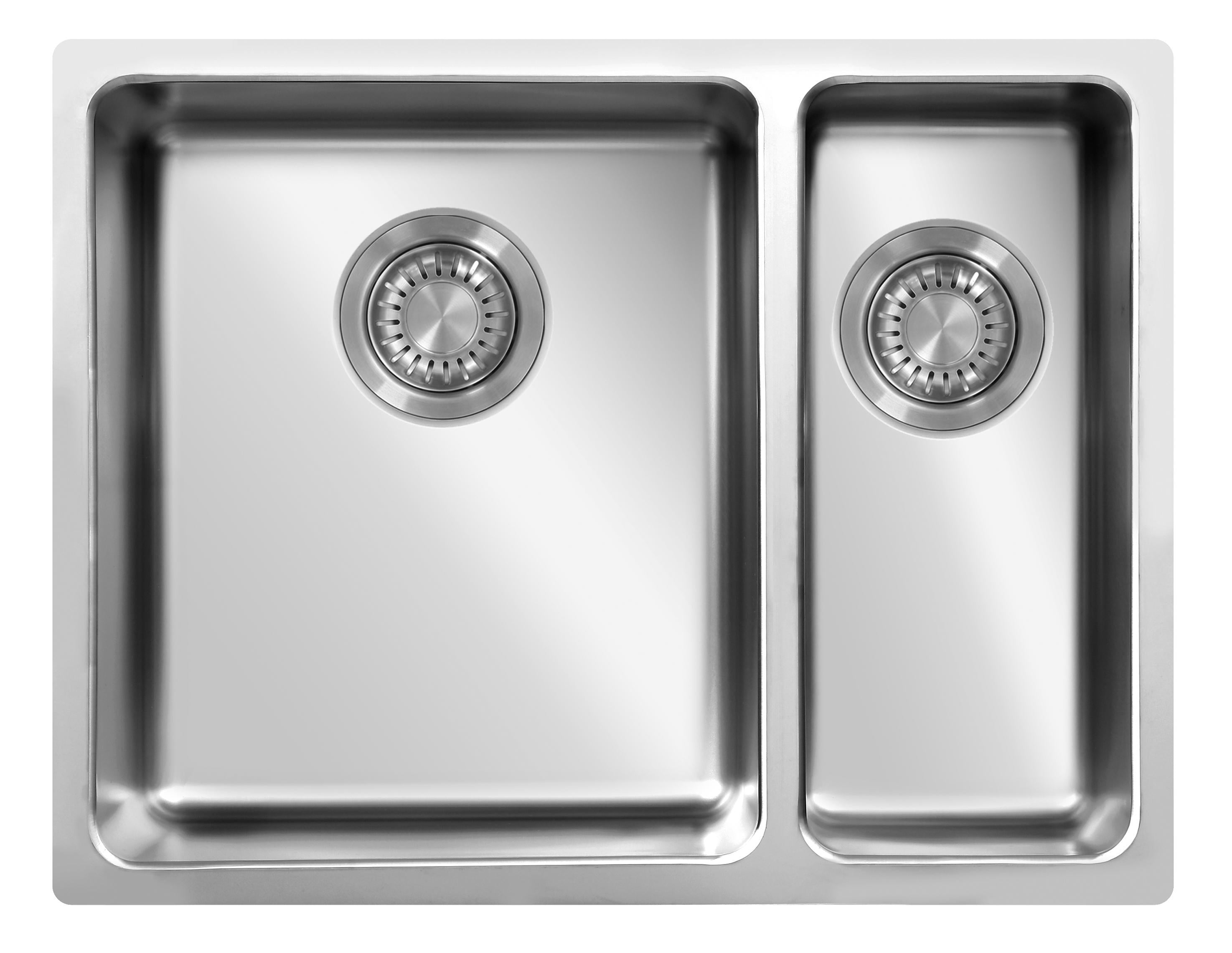 Мойка кухонная Ukinox MUP 340.70.30 GT 10K L полированная и корзина