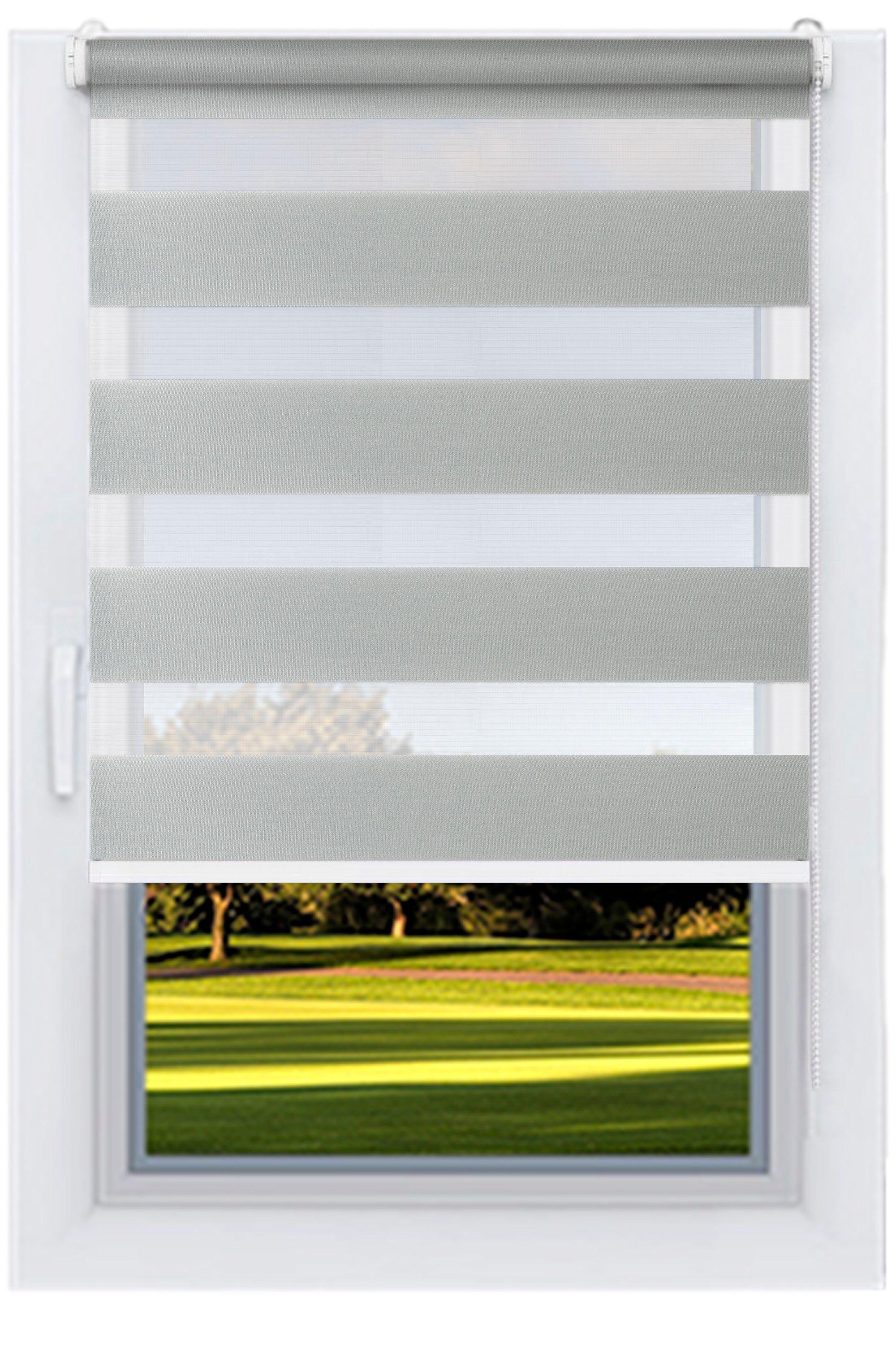 Ролета тканевая Decolux 110х160 см ткань Атлас Металл