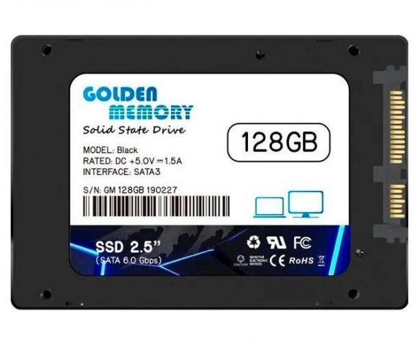 SSD-накопитель Golden Memory 128Gb SATA3 2,5" 3D TLC (GMSSD128GB)