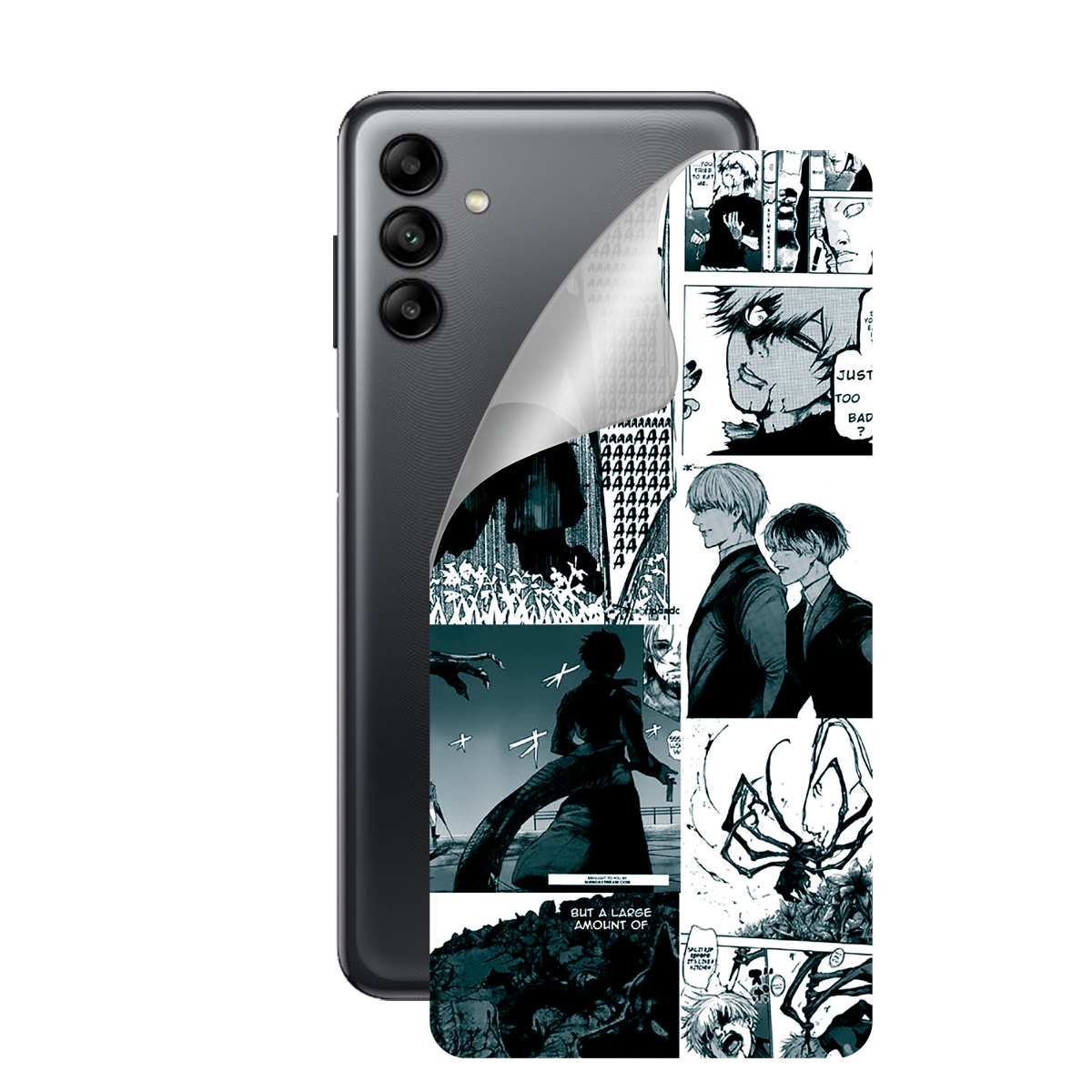 Полиуретановая пленка для Samsung Galaxy A04s серии Print Armor