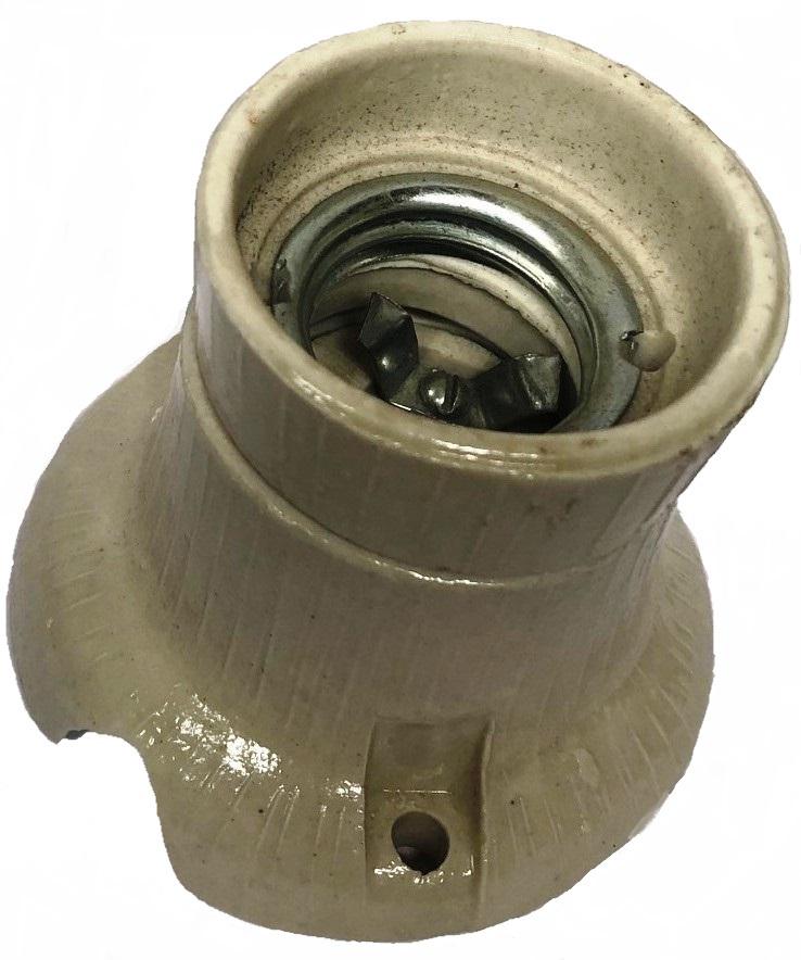 Патрон керамический Е27 ФпК-05 косой