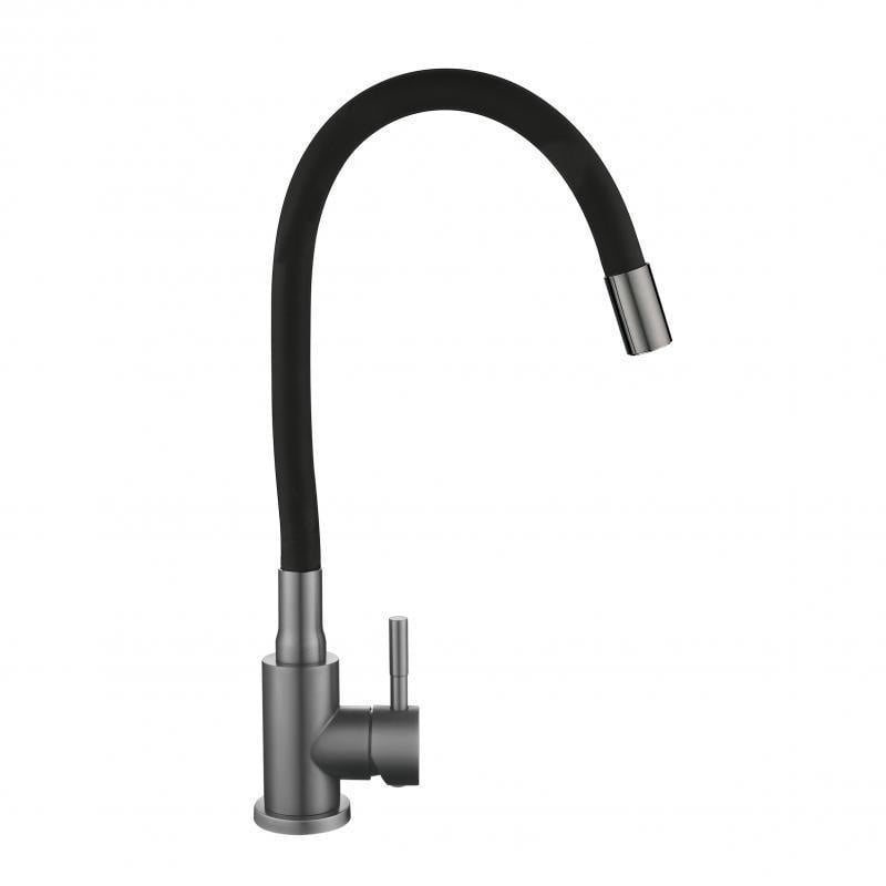 Смеситель для кухни Lidz Aria 015F3 k35 с гибким изливом Graphite/Black (LDARI015F3BGRP49564)
