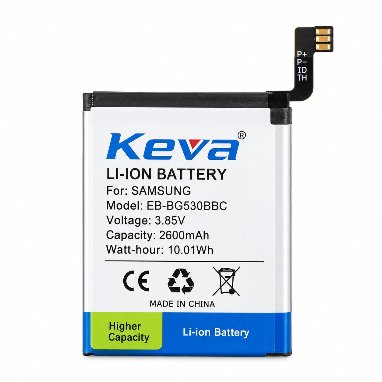 Батарея акумуляторна Keva для Samsung M8000 1300mAh для заміни штатного акумулятора (10295088)