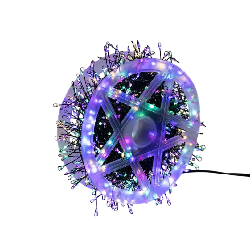 Гирлянда-нить Роса Хвойная лапа 640 LED 30 м Разноцветный