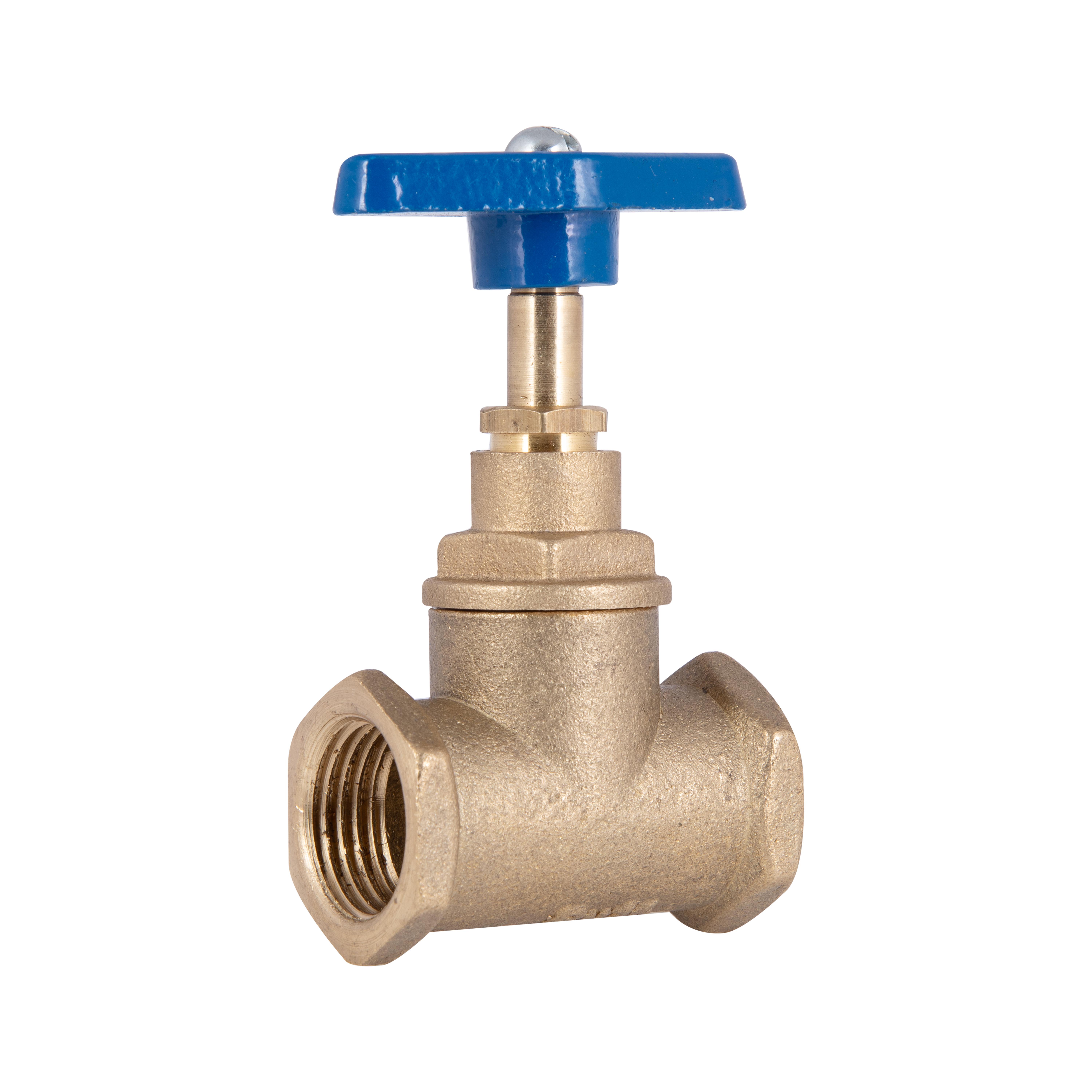 Вентиль муфтовый латунный Thermo Alliance Standart 1/2" ВВ для труб (SD15YA)