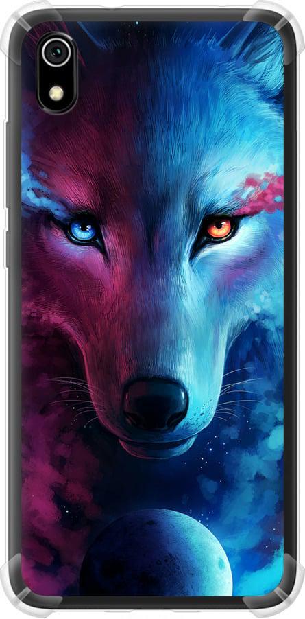 Чехол на Xiaomi Redmi 7A Арт-волк (3999sp-1716-42517)
