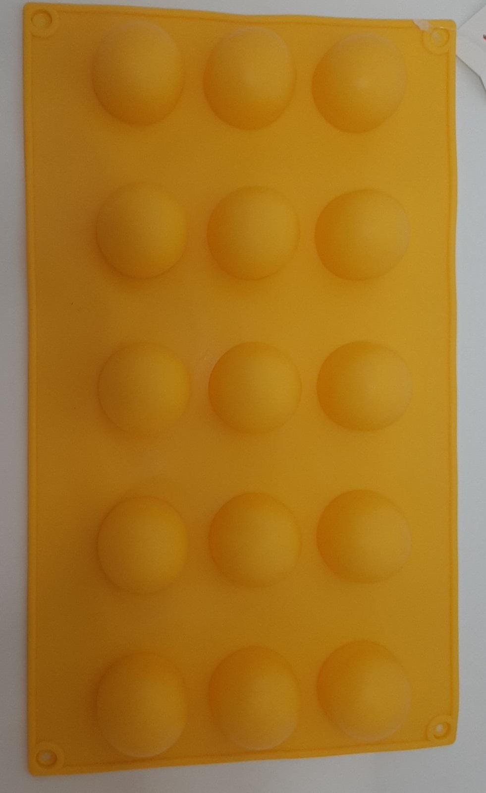 Форма силиконовая Сфера 15 ячеек USC-2353 Желтый (ef27a105) Форма силиконовая Сфера 15 ячеек USC-2353 Желтый (ef27a105)