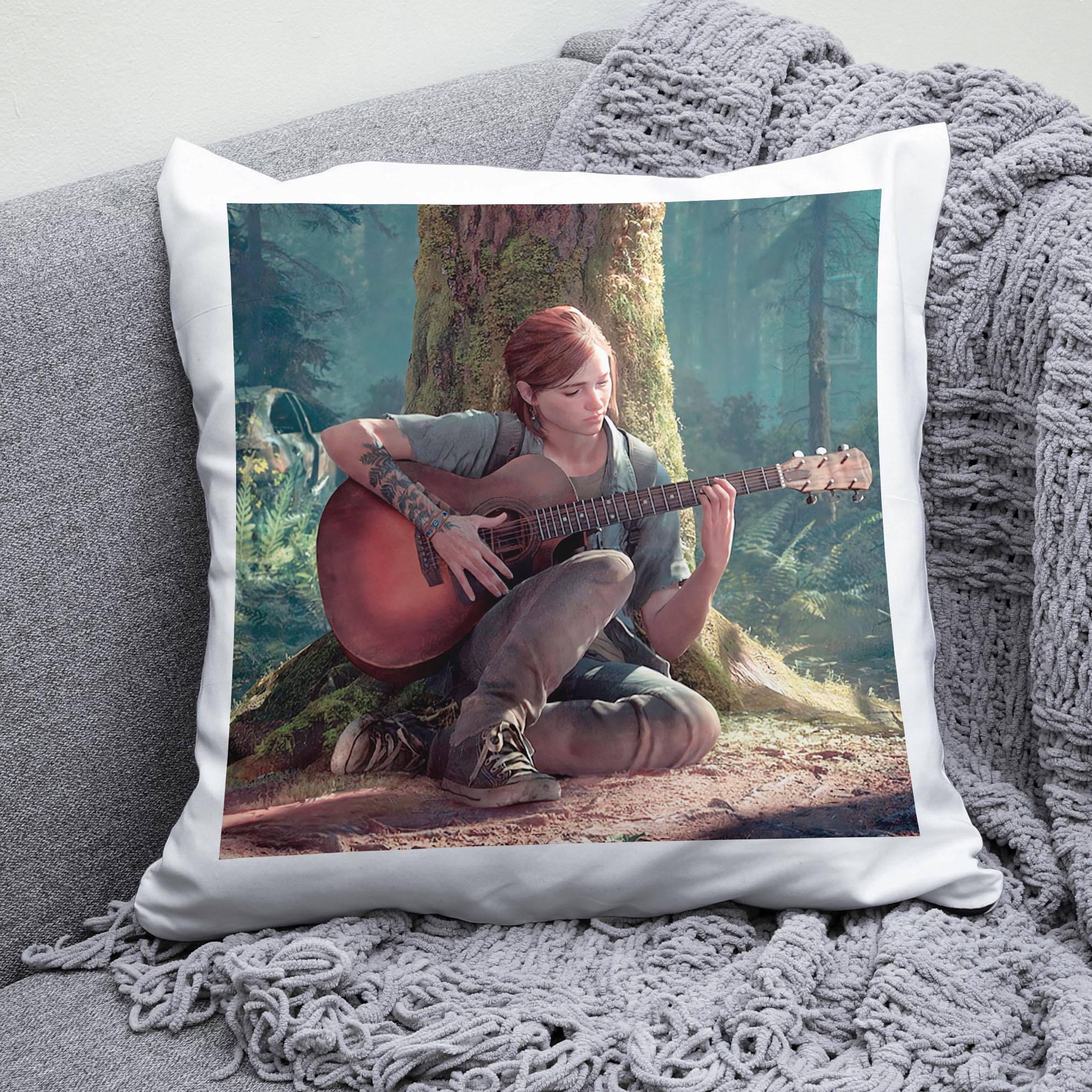 Плюшева подушка квадрат з принтом гри The Last of Us