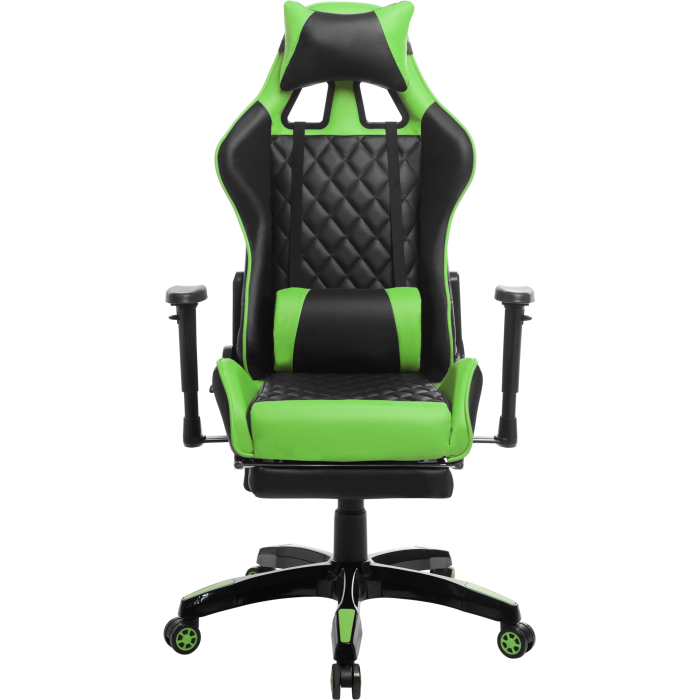 Кресло геймерское GT Racer X-2526 Black/Green
