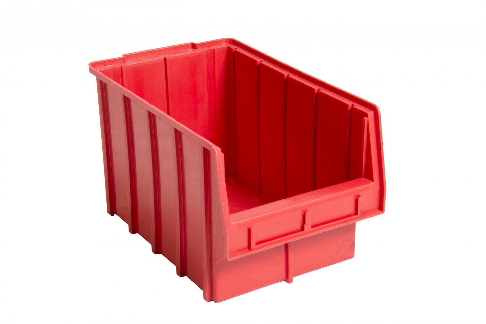 Метизний ящик пластиковий для зберігання інструменту 350х210х200 мм Красный - фото 1