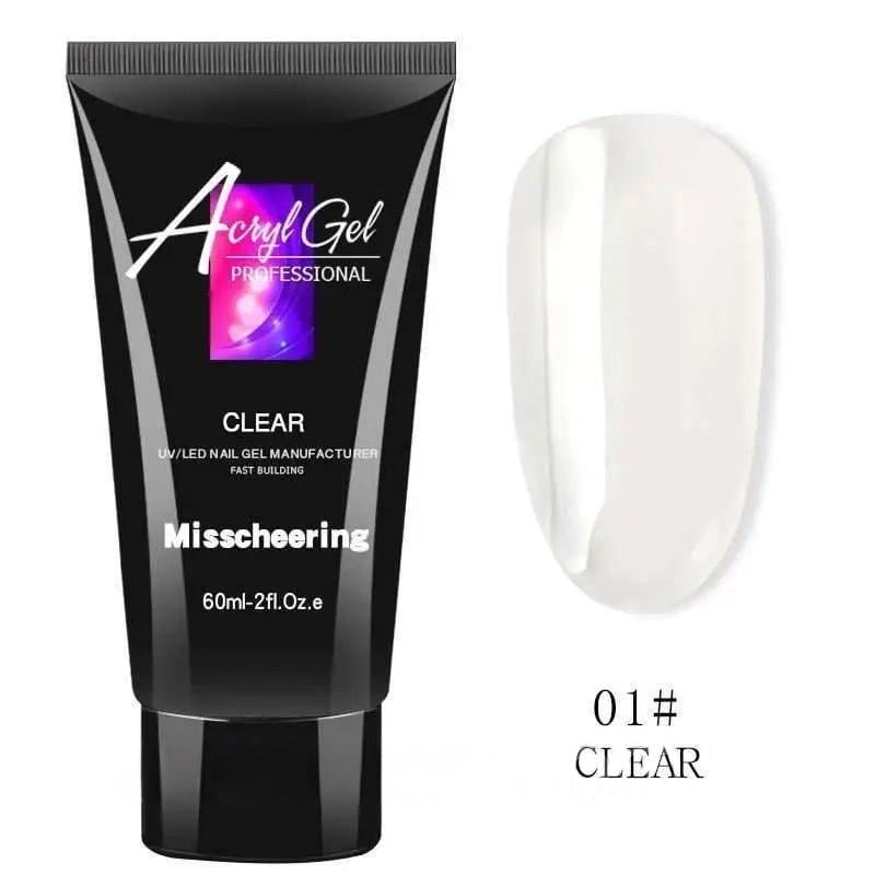 Полігель Acryl Gel Professional 60 мл Clear №01