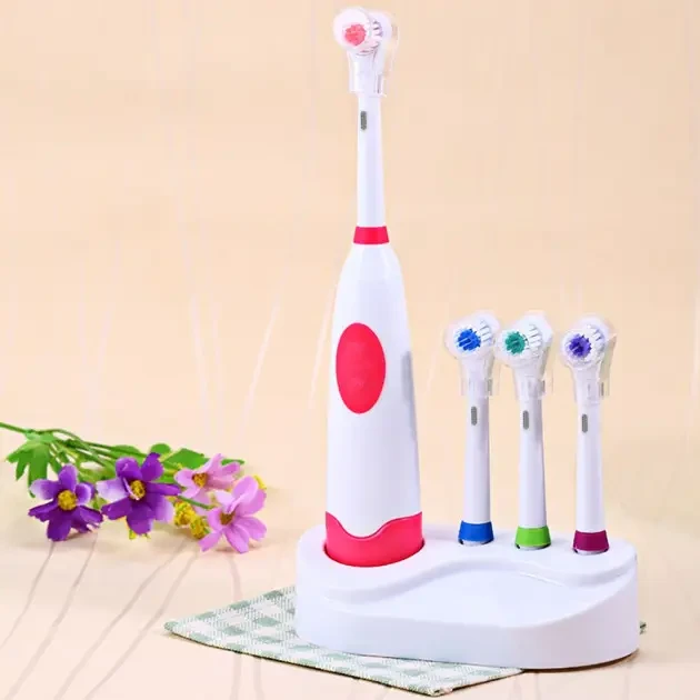 Електрична зубна щітка YOUTU Electric ToothBrush з 4 насадками (17945319) - фото 3