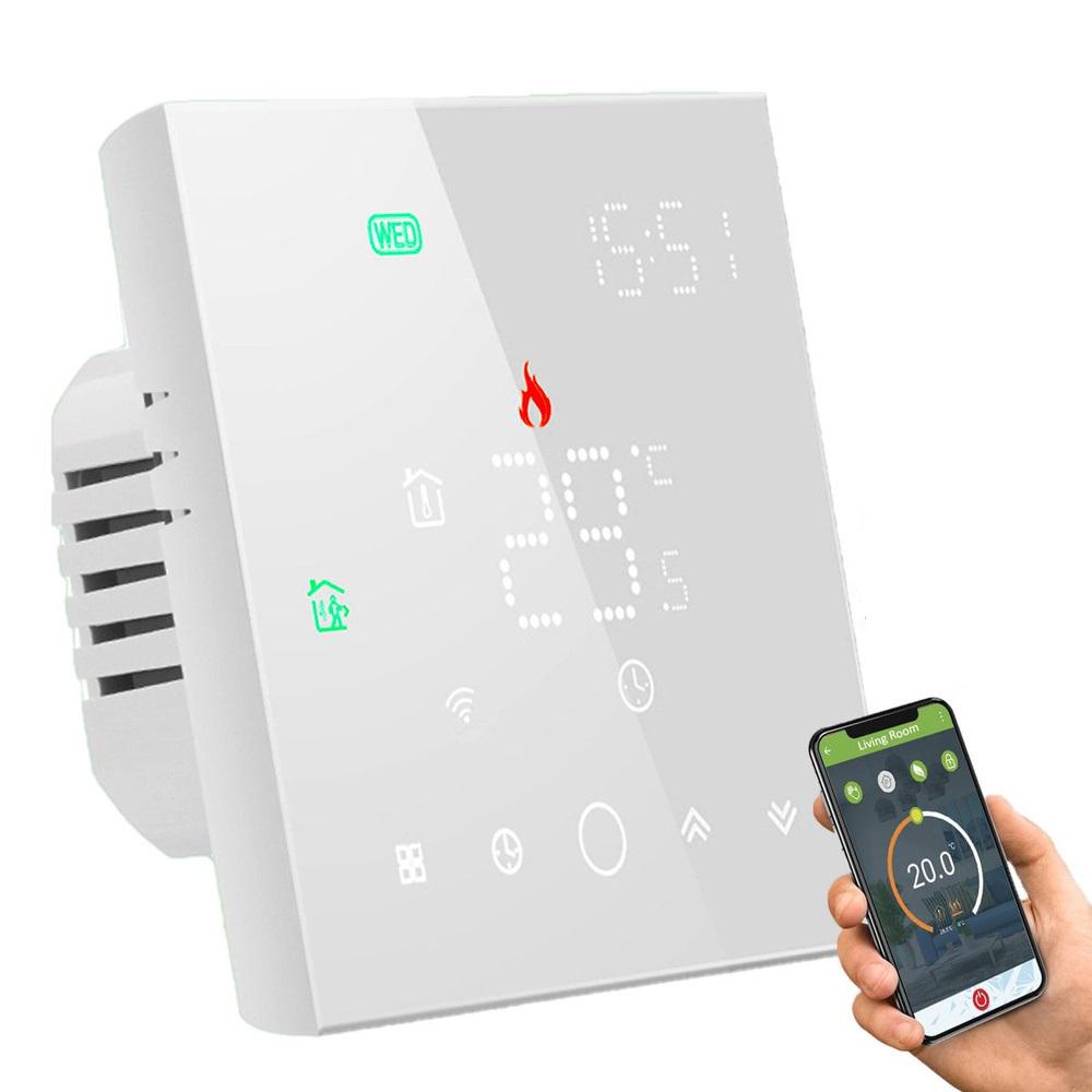 Терморегулятор Smart M3 Wi-Fi для теплого пола White (11115914) - фото 4