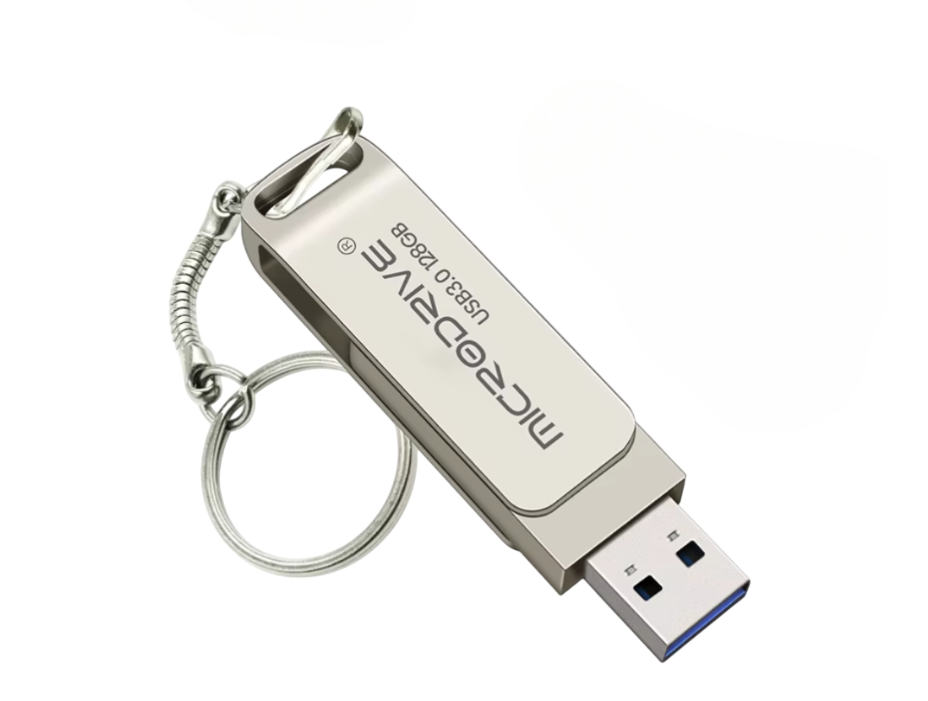 Флешка 2в1 MicroDrive 64 GB Type-C USB 3.0 для телефона и компьютера Silver Top (2763123702)